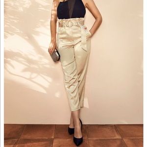 New Guess Marciano Taj High Rise Sateen belted M L